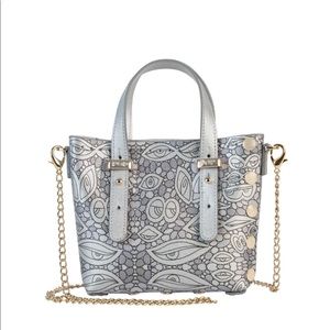 Mini leather handbag